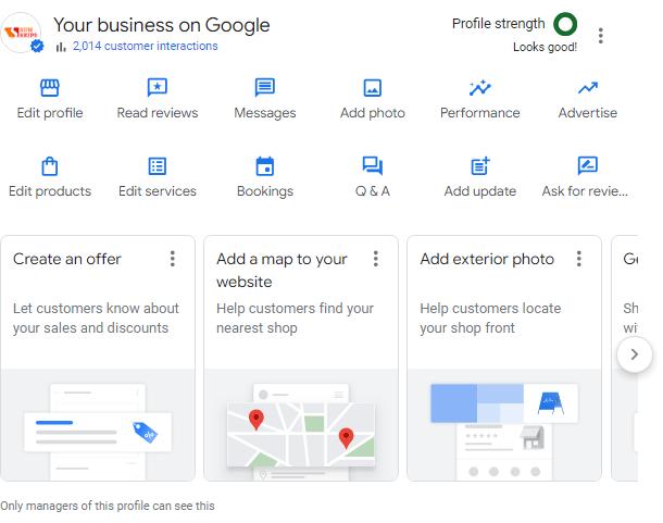 Google Business Dashboard